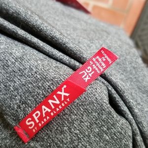 Spanx XL charcoal gray leggings shapeware